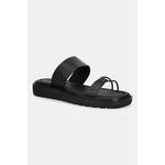 Natikače Calvin Klein Jeans Rope Sandal Soft Lth Mg YW0YW01864 Crna