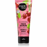 Organic Shop Ginger &amp; Cherry piling za čišćenje lica 75 ml
