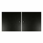 Crna vrata za modularni sustav polica 2 kom 32x33 cm Mistral Kubus - Hammel Furniture