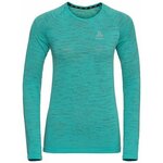 Odlo Blackcomb Ceramicool T-Shirt Jaded/Space Dye M Majica za trčanje s dugim rukavom