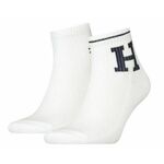 Čarape za tenis Tommy Hilfiger Quarter Sport Patch 2P - white