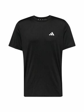 ADIDAS PERFORMANCE Tehnička sportska majica 'Essentials' crna / bijela