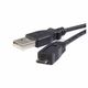 NaviaTec USB 2.0 A muški na Micro B muški kabel, 0,2m, crni NVT-USB-292