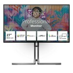 AOC U27U3CV monitor, IPS, 27", 16:9, 3840x2160, 60Hz/75Hz, pivot, USB-C, HDMI, Display port, USB
