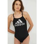 ADIDAS SPORTSWEAR Sportski kupaći kostim 'Big Logo' crna / bijela