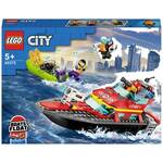 LEGO® City 60373 Vatrogasni spasilački brod i čamac