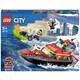 LEGO® City 60373 Vatrogasni spasilački brod i čamac