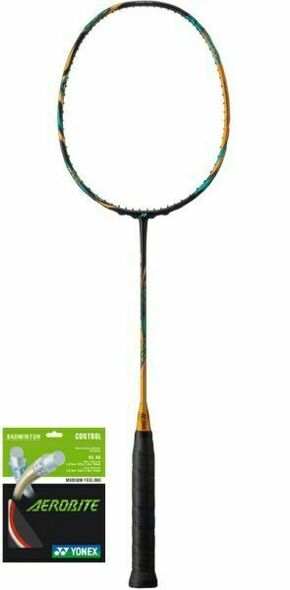 Reket za badminton Yonex Astrox 88D Pro - camel gold + žica