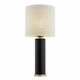 ARGON 8316 | Riva-AR Argon stolna svjetiljka 48cm s prekidačem 1x E27 crno, zlatno, bezbojno