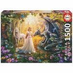Dragon Princess and Unicorn puzzle 1500pcs