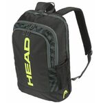 Teniski ruksak Head Base Backpack 17L - black/neon yellow