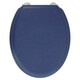 Toilet Seat Gelco Dolce Navy Blue MDF Wood