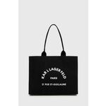 Karl Lagerfeld Shopper torba crna / bijela