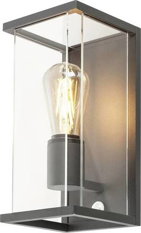 SLV QUADRULO SENSOR 1002402 zidna svjetiljka Energetska učinkovitost 2021: E (A - G) E27 antracitna boja