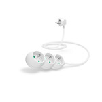CONNECT IT produžni kabel 230 V, 3 utičnice, 1,5 m, bez prekidača (bijeli)