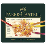 Boje drvene 24boje metalna kutija Polychromos Faber Castell 110024