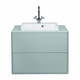 Svijetlozeleni ormarić za umivaonik bez slavine 80x62cm - Tom Tailor Color Bath
