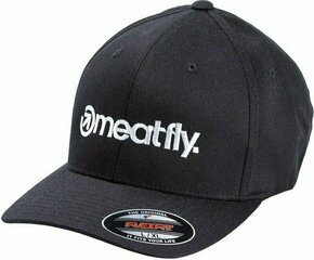 Meatfly Brand Flexfit Black S/M Šilterica