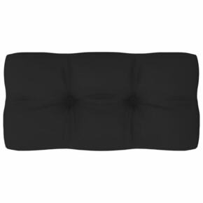 VidaXL Jastuk za sofu od paleta crni 80 x 40 x 10 cm