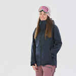 Skijaška jakna FR 500 ženska mornarski plava