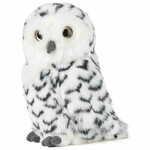 Living nature plišana igračka, Snowy Owl, sa okretnom glavom, 18 cm