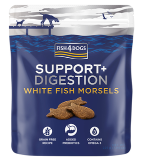 Poslastica za pse FISH4DIGS Digestion White Fish Morsels