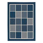 Plavi vanjski tepih Universal Nicol Squares, 120 x 170 cm
