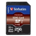 Verbatim SDXC 256GB memorijska kartica