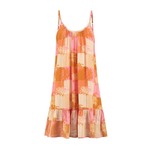 Shiwi Ljetna haljina 'Ibiza' sivkasto bež / narančasta / svijetloroza / bijela