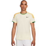 Muška majica Nike Court Slam Dri-Fit Tennis Top - coconut milk/soft yellow/black