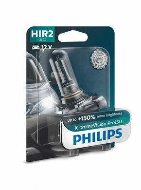 Philips X-treme Vision Pro150 (12V) - do 150% više svjetla - do 20% bjelije (3350-3600K)Philips X-treme Vision Pro150 (12V) - up to 150% more light HIR2-X150-1
