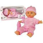 Lutka-beba sa zvukovima, 30 cm, roza