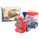 Happy toddler locomotive LED lights and moving wheels With friction drive