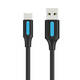 USB 2.0 A na USB-C 3A kabel Vention COKBI 3m crni