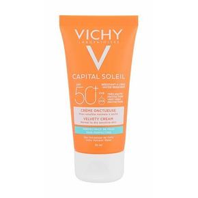 Vichy Capital Soleil Velvety Cream proizvod za zaštitu lica od sunca za normalnu kožu SPF50+ 50 ml za žene
