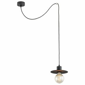 ARGON 3835 | Corso-AR Argon visilice svjetiljka s podešavanjem visine 1x E27 crno