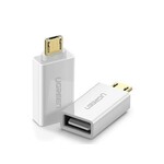 Adapter UGREEN, Micro USB (M) na USB 2.0 A (Ž) OTG, bijeli