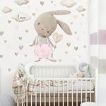 Zidne naljepnice - Naljepnica zečića za dječju sobu