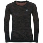 Odlo Blackcomb Ceramicool T-Shirt Black/Space Dye XS Majica za trčanje s dugim rukavom
