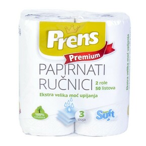 PRENS PREMIUM (3-slojni papirnati ručnici