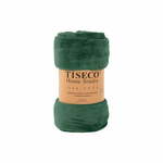 Tamno zeleni prekrivač od mikropliša za krevet za jednu osobu 150x200 cm Cosy - Tiseco Home Studio