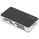 Digitus DA-70330-1 USB 3.0 čitač kartica s 1 m USB A priključnim kabelom-Podržava MS / SD / SDHC / MiniSD / M2 / CF / MD / SDXC kartice Digitus DA-70330-1 USB čitač kartica pametni telefon/tablet USB 3.0, USB a, mikro USB 2.0 crn A/Bijela