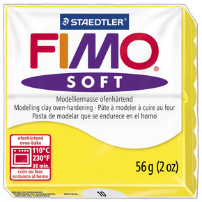 Masa za modeliranje 57g Fimo Soft Staedtler 8020-10 limun žuta
