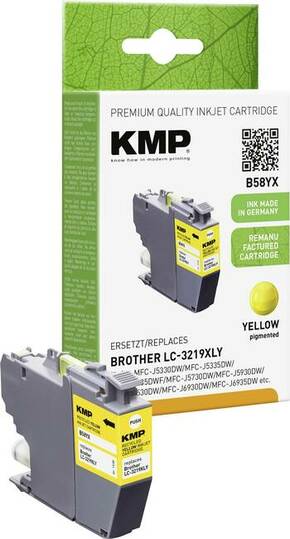 KMP tinta zamijenjen Brother LC-3219XLY kompatibilan žut B58YX 1538