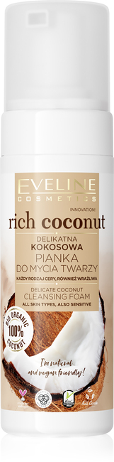 Eveline Pjena Za Čišćenje Lica Rich&amp;Coconut 150ml