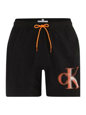 Calvin Klein Swimwear Kupaće hlače narančasta / crna