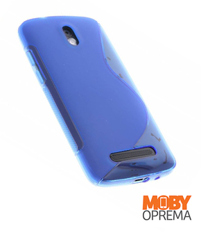 HTC DESIRE 500 plava silikonska maska