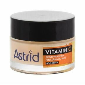 Astrid Vitamin C noćna krema za lice protiv bora 50 ml oštećena kutija za žene