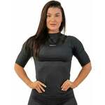 Nebbia Python SnakeSkin Mid Sleeve T-Shirt Black M Majica za fitnes