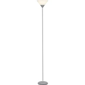 BRILLIANT G98810/05 | Spari Brilliant podna svjetiljka 180cm sa prekidačem na kablu elementi koji se mogu okretati 1x E27 810lm 2700K srebrno